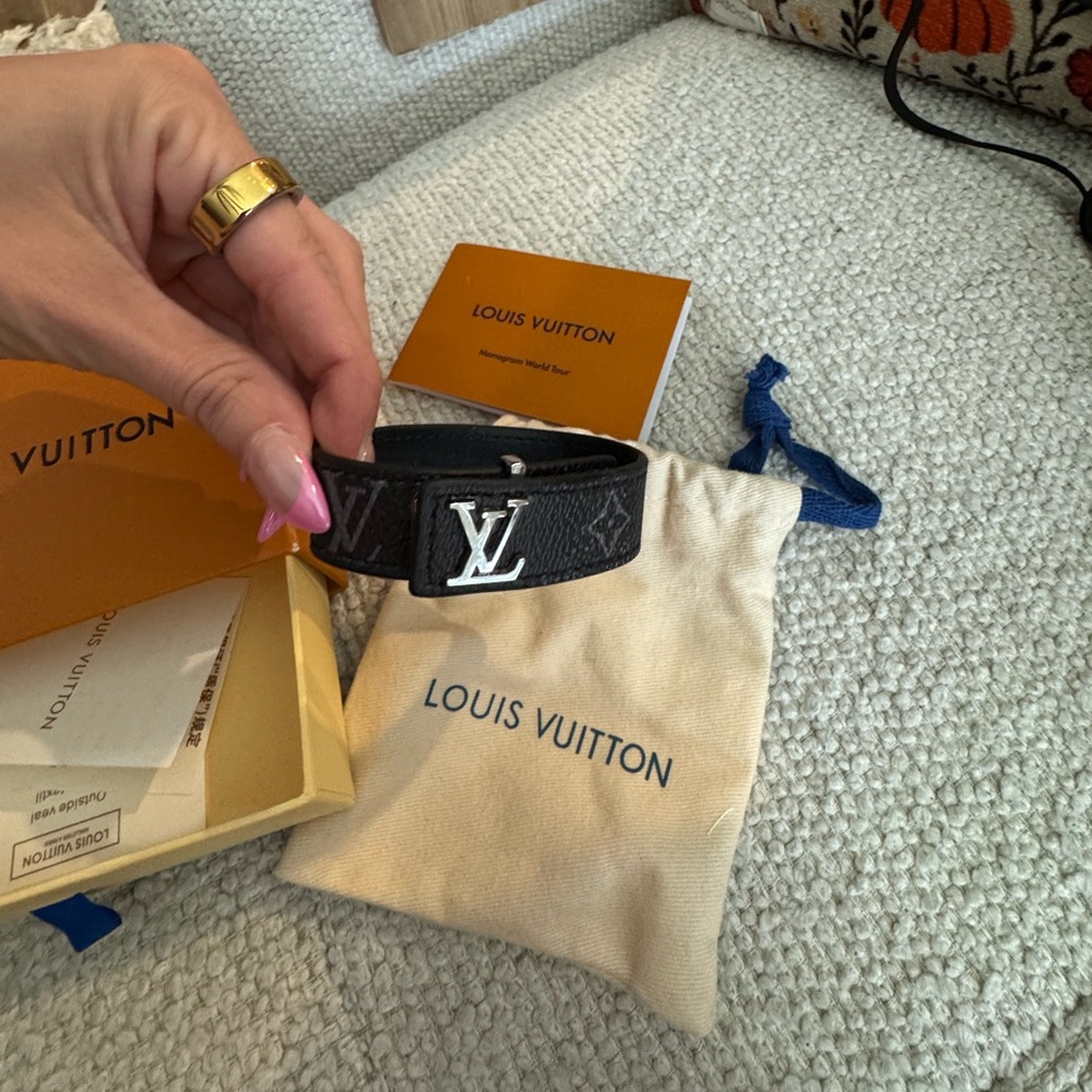 Louis Vuitton logo bracelet